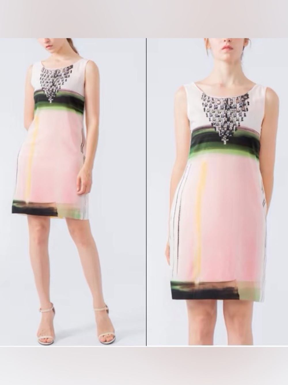 Class Roberto Cavalli Pink bedazzled dress